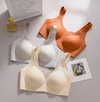 Plus-Size Wire-Free Lace Bra - Full Coverage & Support
