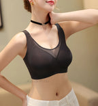 Plus-Size Wire-Free Lace Bra - Full Coverage & Support