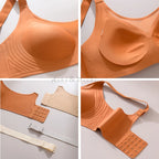 Plus-Size Wire-Free Lace Bra - Full Coverage & Support