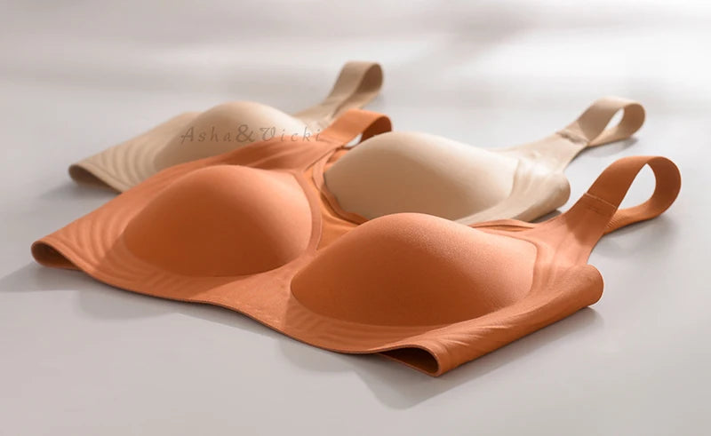 Plus-Size Wire-Free Lace Bra - Full Coverage & Support