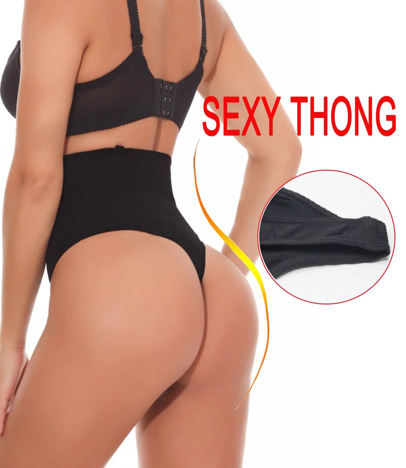 High-Waist Shaping Thong - Tummy Control & Butt Lift Shapewear