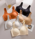 Plus-Size Wire-Free Lace Bra - Full Coverage & Support