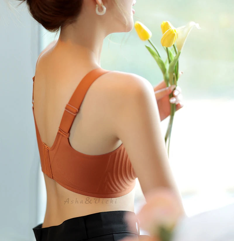 Plus-Size Wire-Free Lace Bra - Full Coverage & Support