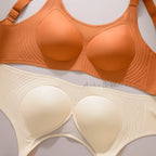 Plus-Size Wire-Free Lace Bra - Full Coverage & Support