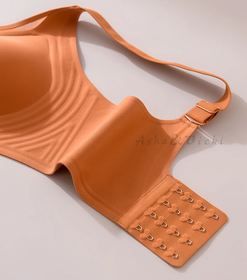 Plus-Size Wire-Free Lace Bra - Full Coverage & Support