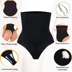 High-Waist Shaping Thong - Tummy Control & Butt Lift Shapewear