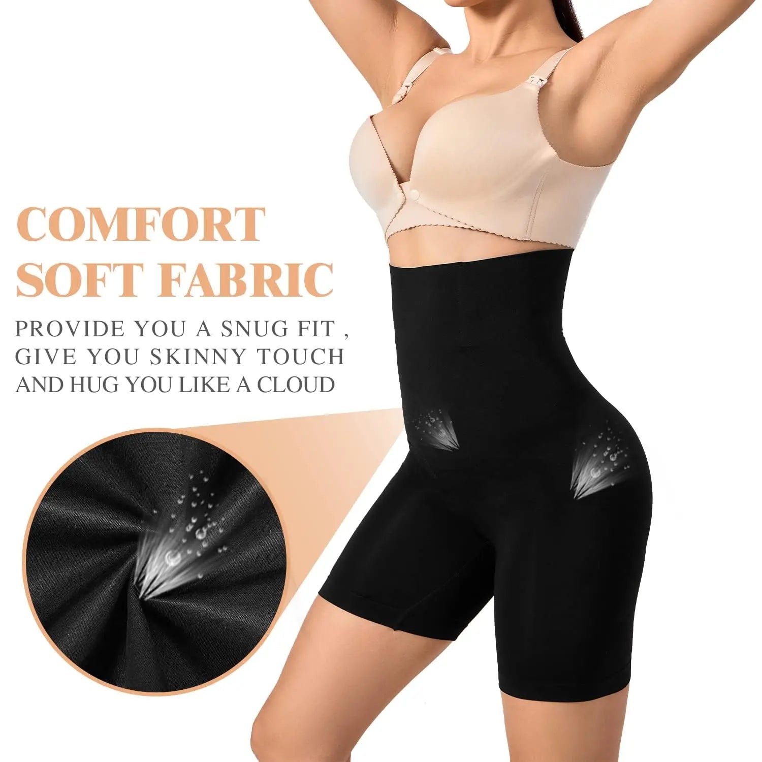 High-Waist Shaping Thong - Tummy Control & Butt Lift Shapewear