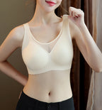 Plus-Size Wire-Free Lace Bra - Full Coverage & Support