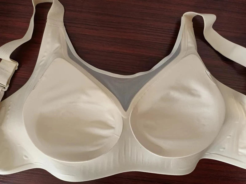 Plus-Size Wire-Free Lace Bra - Full Coverage & Support