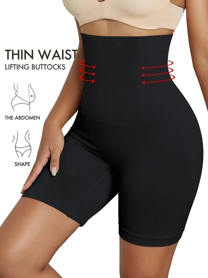 High-Waist Shaping Shorts - Tummy Control & Butt Lift Shapewear