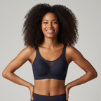 Plus-Size Wire-Free Lace Bra - Full Coverage & Support